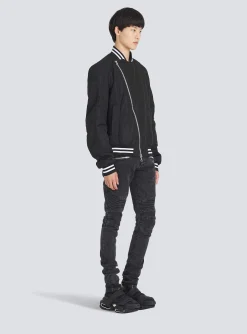 Balmain Nylon Bomber Jacket