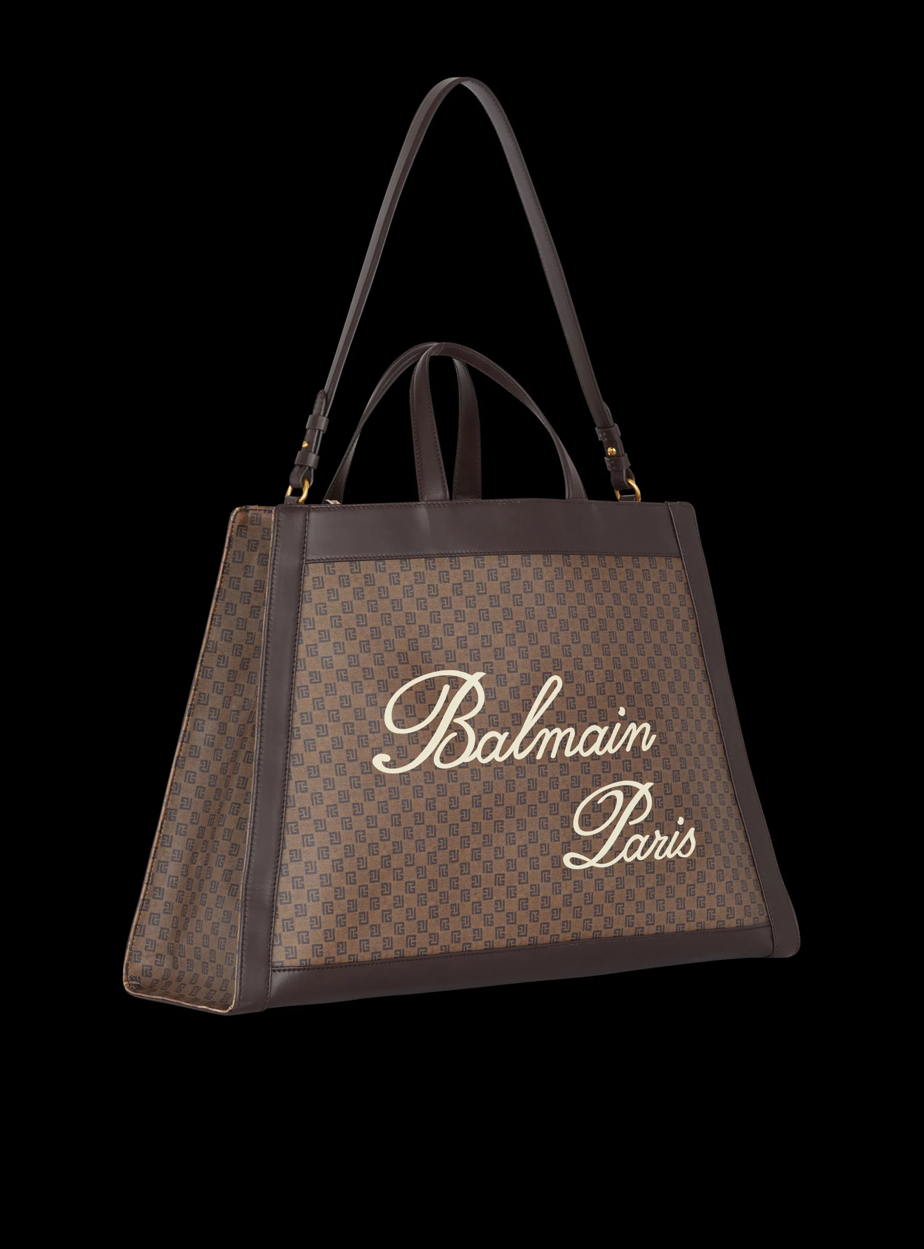 Women Balmain Olivier's Cabas In Canvas And Leather