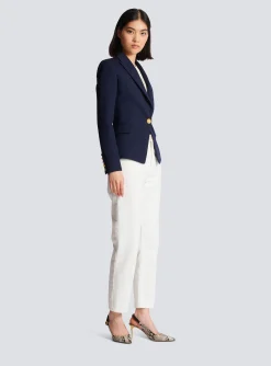 Women Balmain One-button Wool Blazer