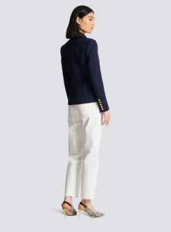 Women Balmain One-button Wool Blazer