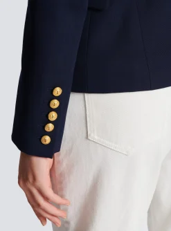 Women Balmain One-button Wool Blazer