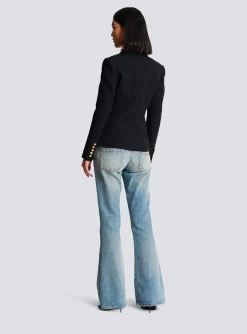 Women Balmain One-button Wool Blazer