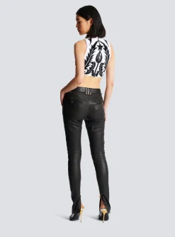Women Balmain PB Baroque Tank Top