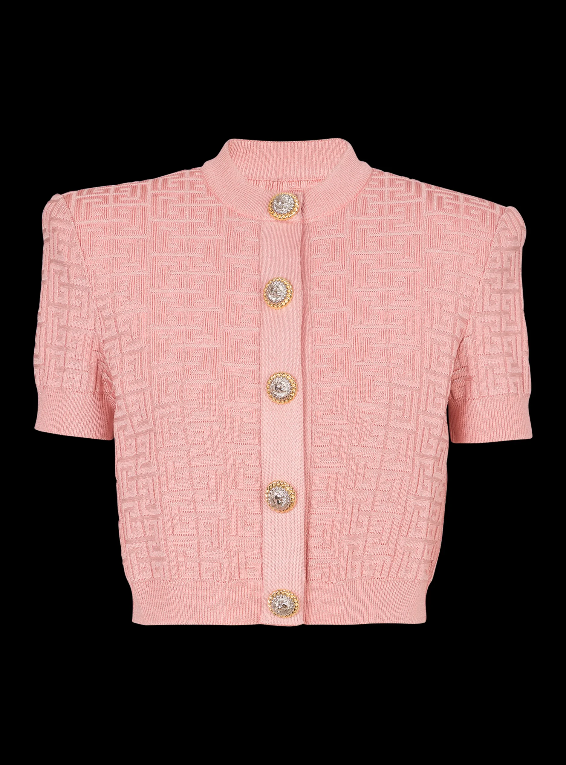 Women Balmain PB Labyrinth Knit Cardigan