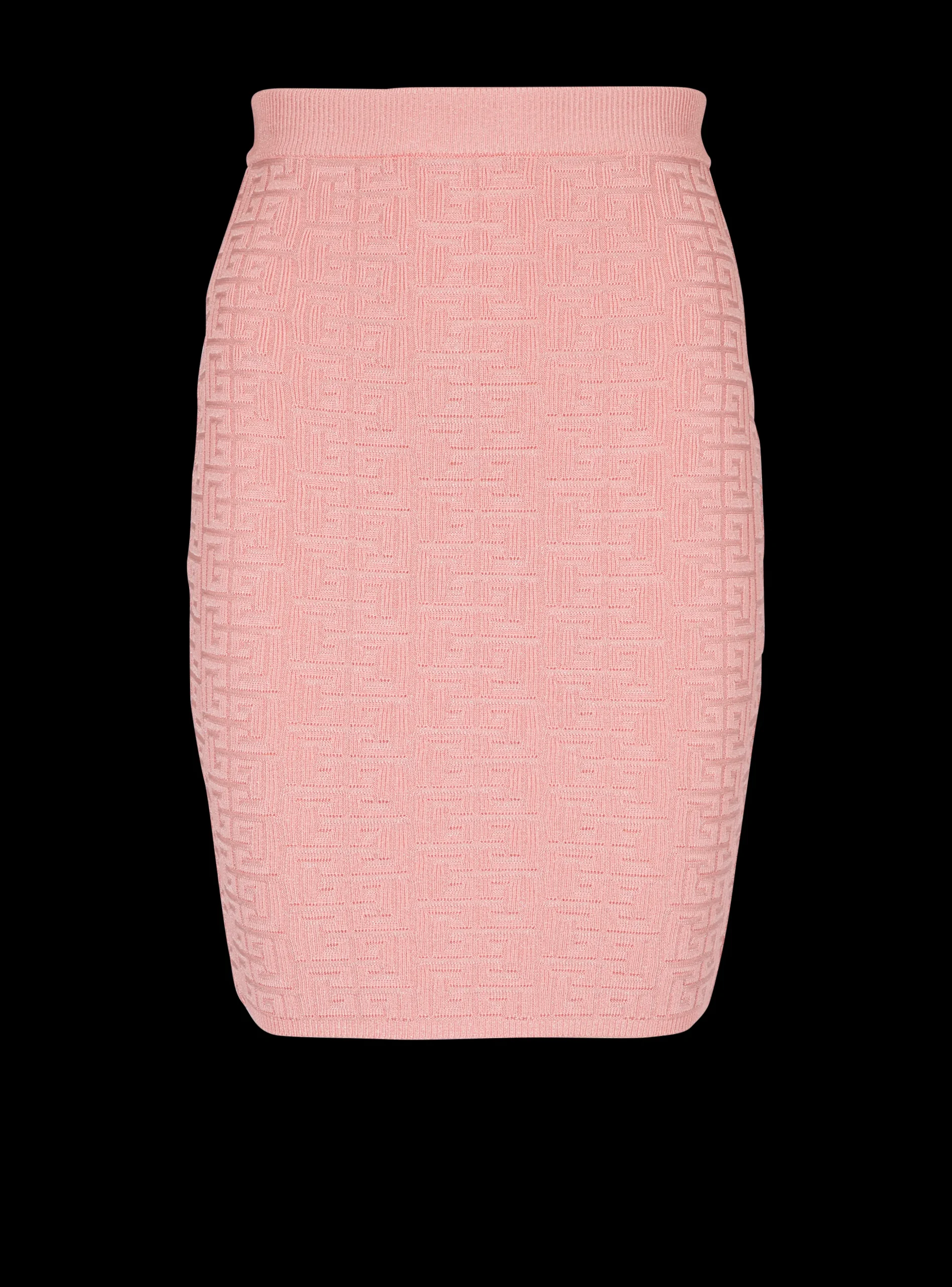 Women Balmain PB Labyrinth Knit Skirt
