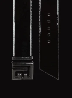 Women Balmain P-Belt In Patent Leather