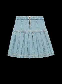 Kids Balmain Pleated High-waisted Skirt