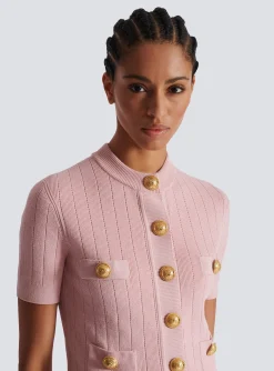 Women Balmain 4-pocket Knitted Cardigan