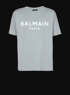 Balmain Printed Paris Short-sleeved T-shirt