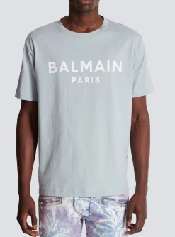 Balmain Printed Paris Short-sleeved T-shirt