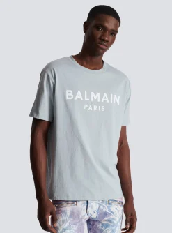 Balmain Printed Paris Short-sleeved T-shirt