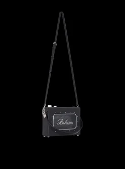Women Balmain Radio Rubber-effect Leather Bag
