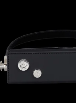 Women Balmain Radio Rubber-effect Leather Bag
