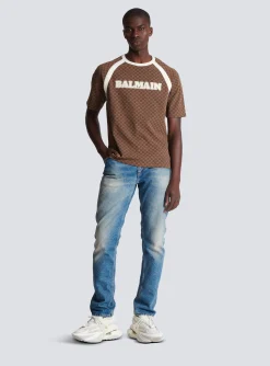 Balmain Retro Mini Monogram T-shirt