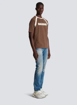 Balmain Retro Mini Monogram T-shirt
