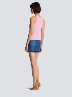 Women Balmain Retro PB Tank Top