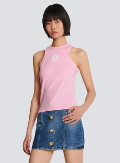 Women Balmain Retro PB Tank Top