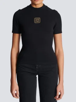 Women Balmain Retro PB T-shirt