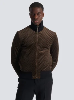 Balmain Reversible Mini Monogrammed Bomber