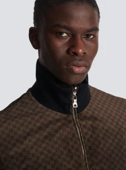 Balmain Reversible Mini Monogrammed Bomber