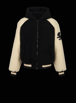 Balmain Reversible Varsity-style Puffer Jacket With Hood