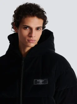 Balmain Reversible Varsity-style Puffer Jacket With Hood