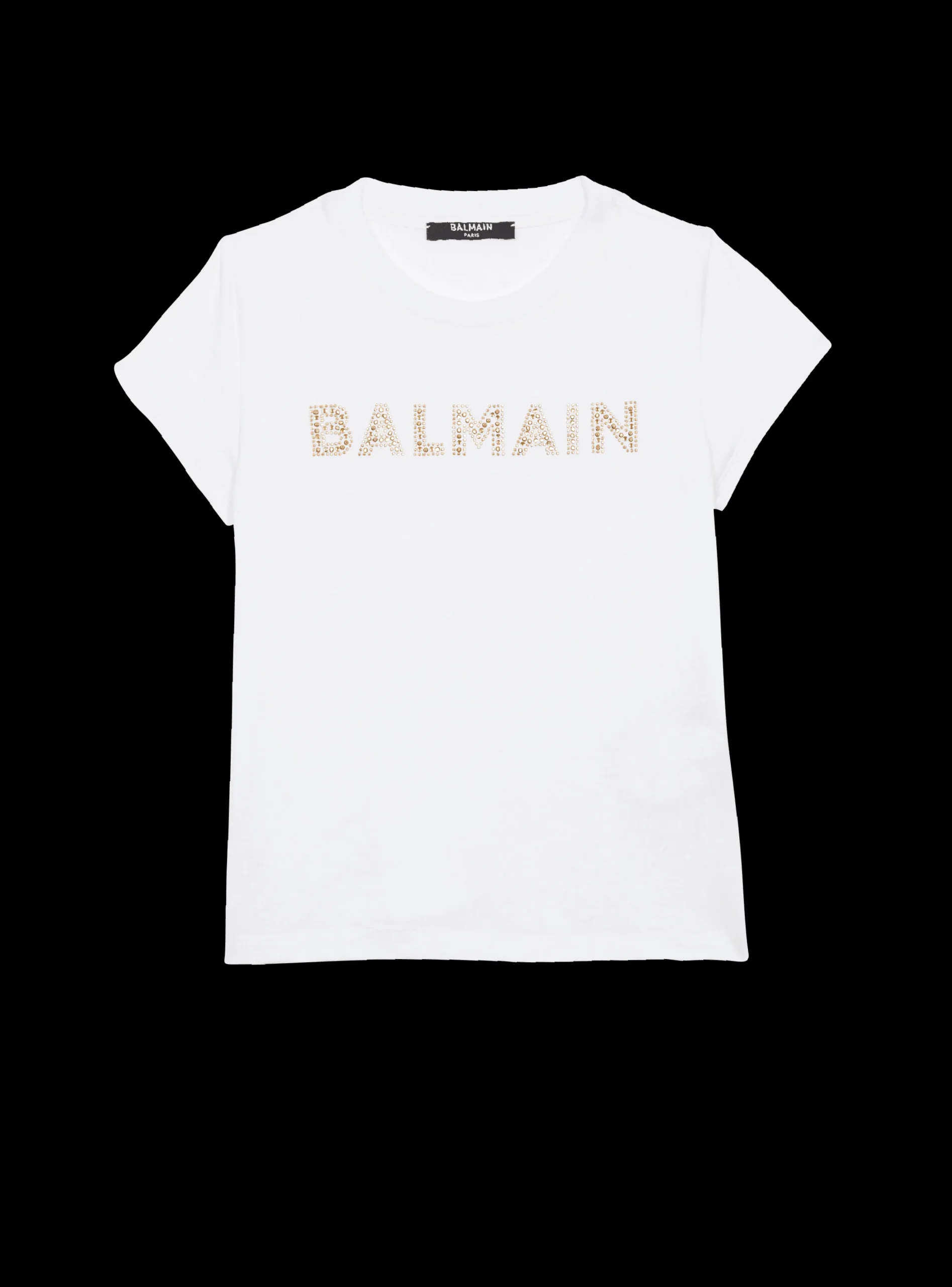 Kids/BOY Balmain Rhinestoned T-Shirt