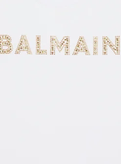 Kids/BOY Balmain Rhinestoned T-Shirt