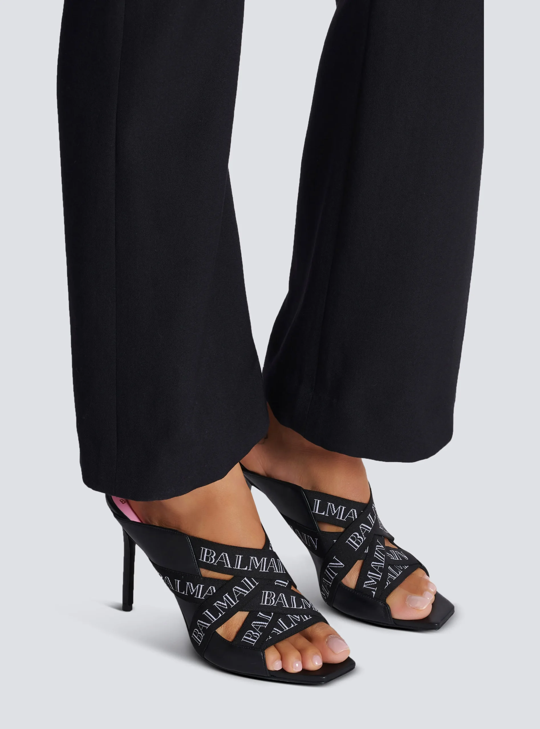 Women Balmain Ruby Mules With Vintage Straps