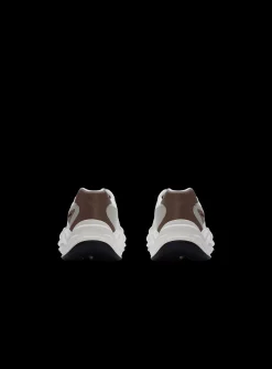 Balmain Run-Row Leather And Nylon Trainers