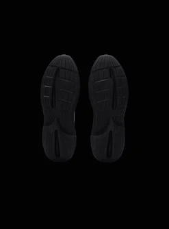 Balmain Run-Row Leather And Nylon Trainers