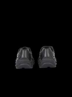Women Balmain Run-Row Leather Trainers