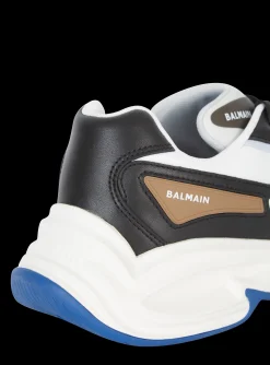Balmain Run-Row Leather Trainers