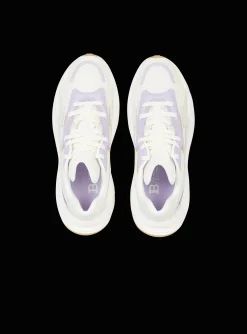 Women Balmain Run-Row Leather Trainers