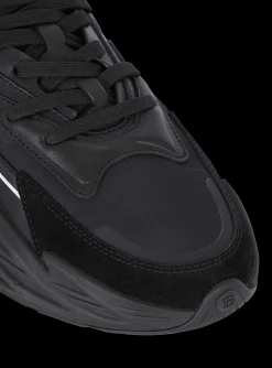 Balmain Run-Row Leather Trainers