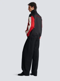 Balmain Satin Racing Jacket In Three Colours