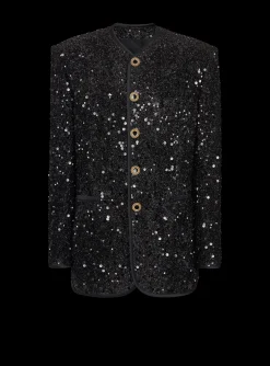Women Balmain Sequinned Lurex Jacket