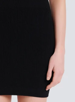 Women Balmain Short Knit Dress
