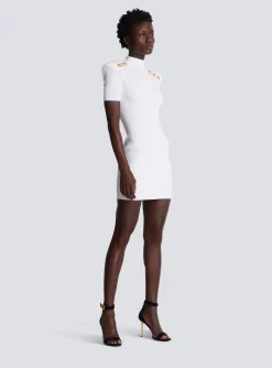 Women Balmain Short Knit Dress
