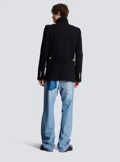 Balmain Short Military-style Coat