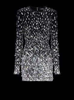 Women Balmain Short Sequin Dress
