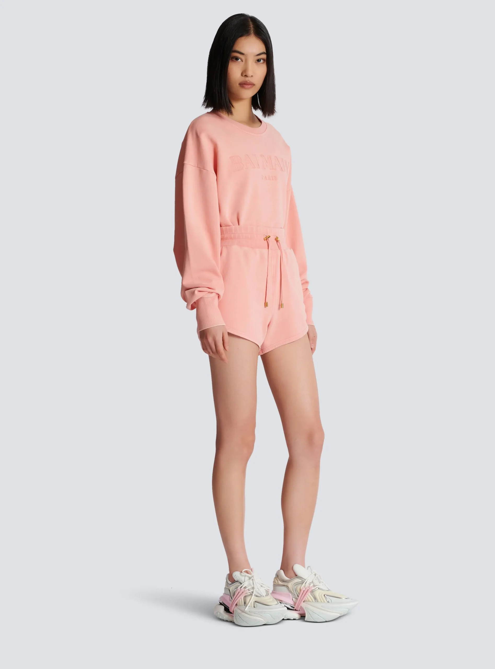 Women Balmain Shorts With Vintage Embroidery