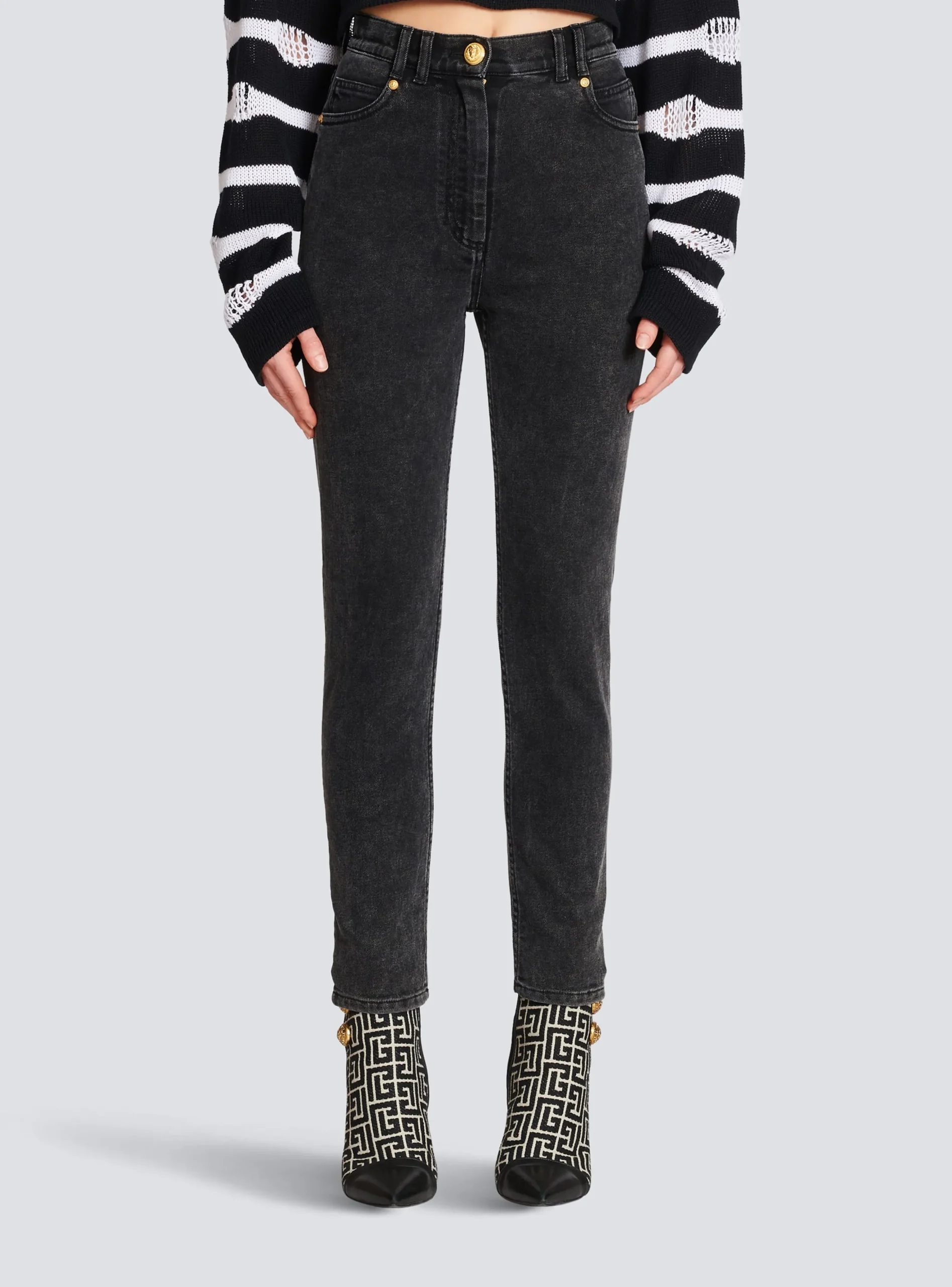 Women Balmain Slim Fit Jeans