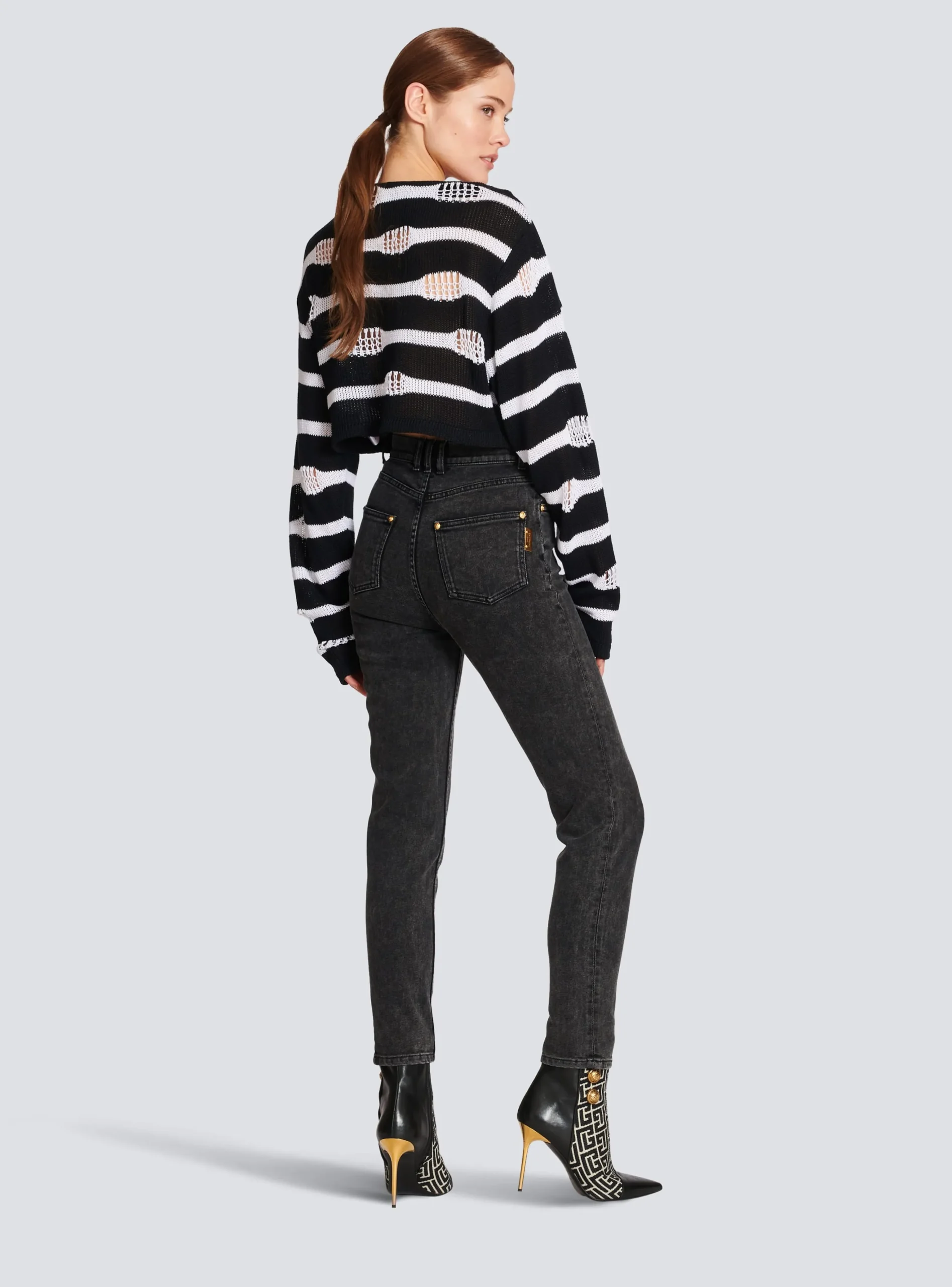 Women Balmain Slim Fit Jeans