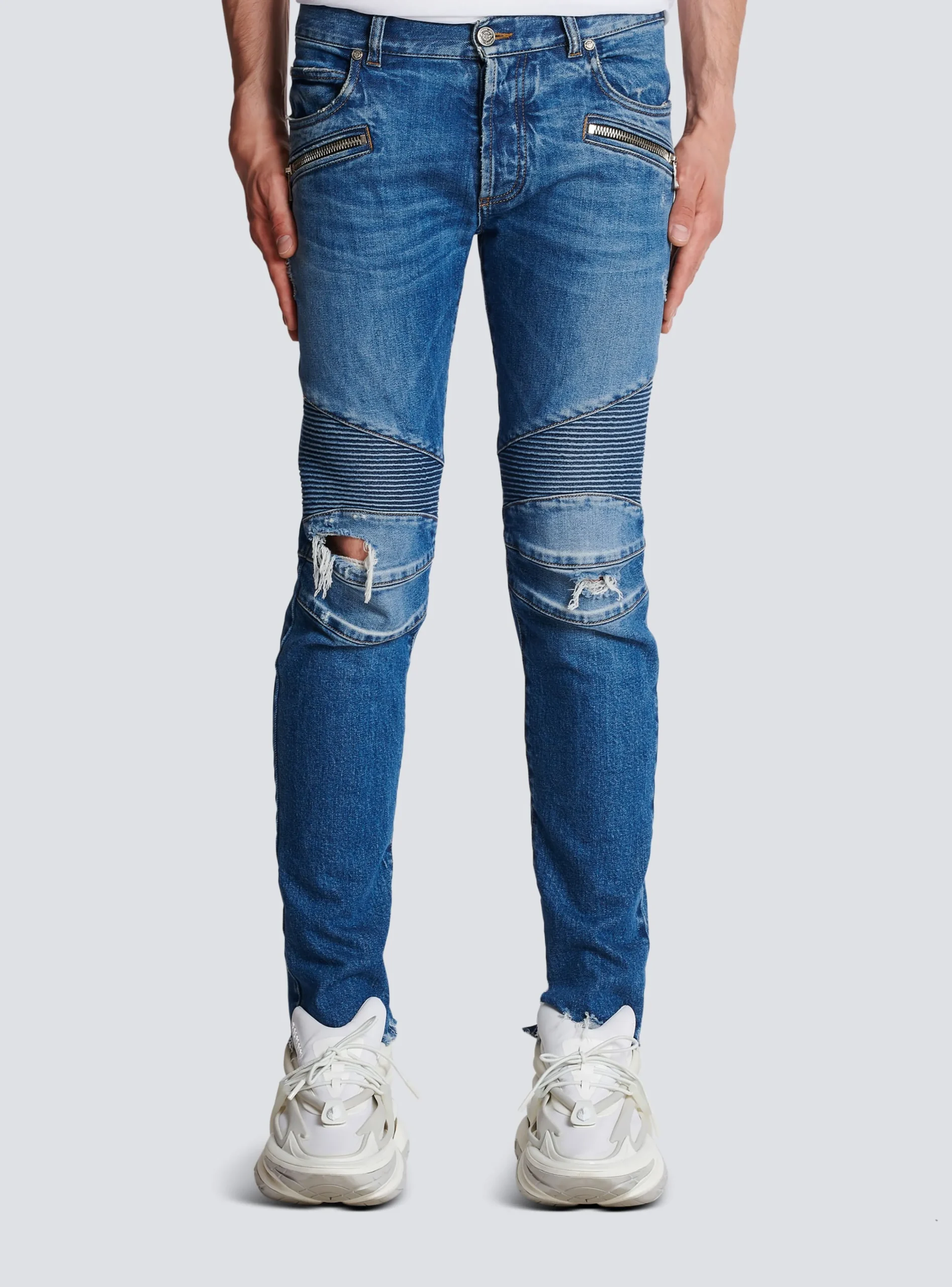 Balmain Slim-fit Cotton Jeans