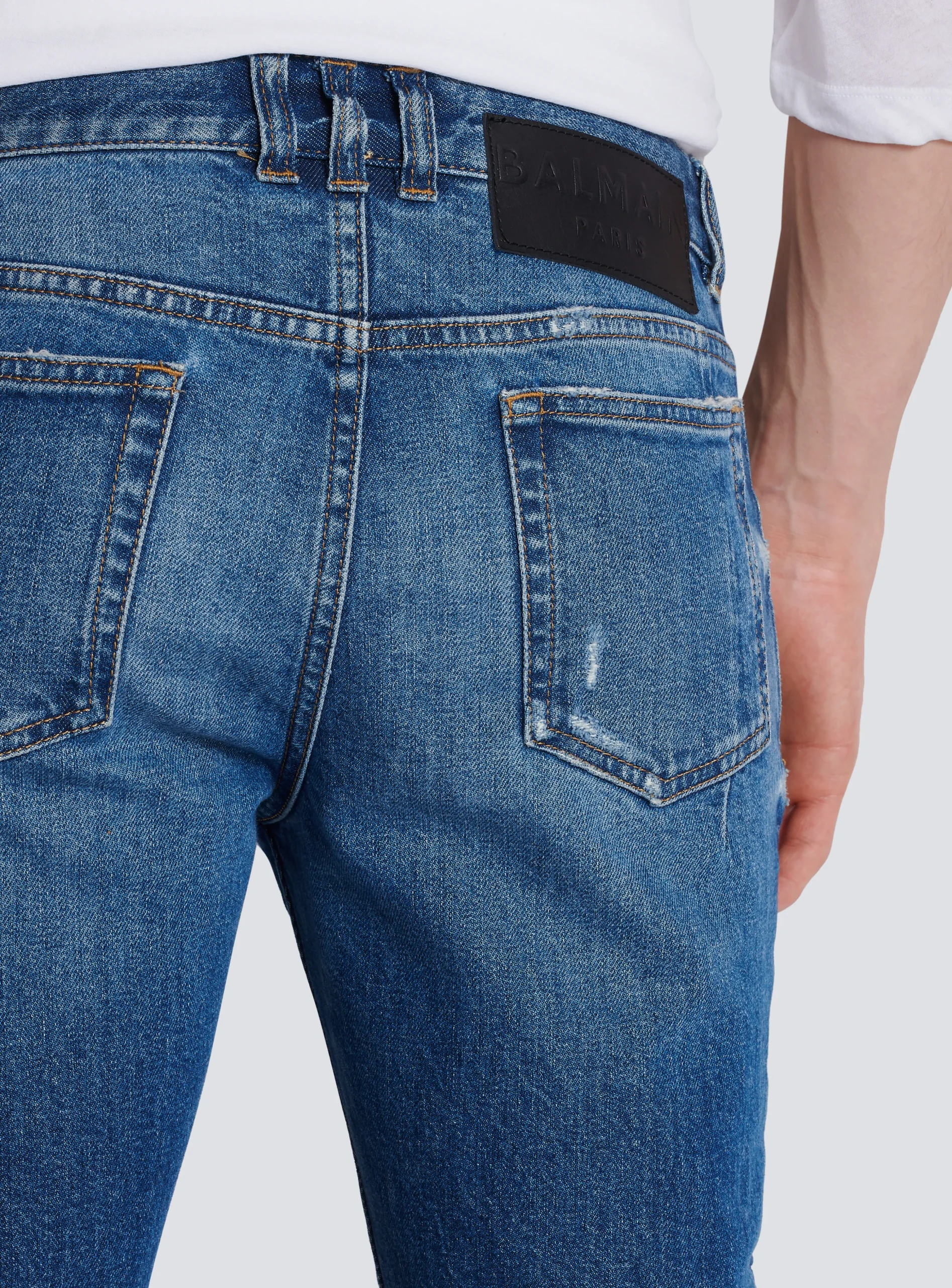 Balmain Slim-fit Cotton Jeans