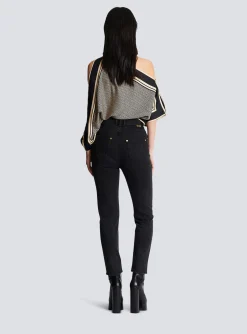 Women Balmain Slim-fit Denim Jeans