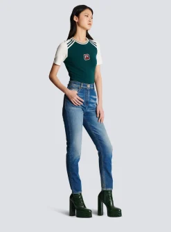 Women Balmain Slim-fit Denim Jeans
