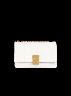 Women Balmain Small 1945 Soft Bag In Quilted Leather