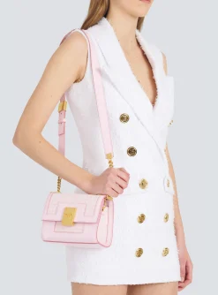 Women Balmain Small-sized Bicolor Jacquard 1945 Bag